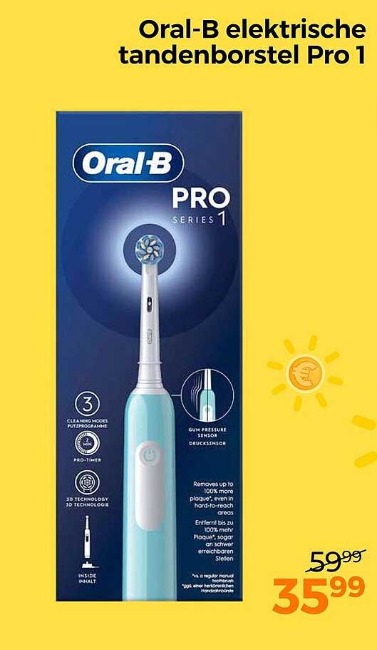 Oral-B elektrische tandenborstel Pro 1