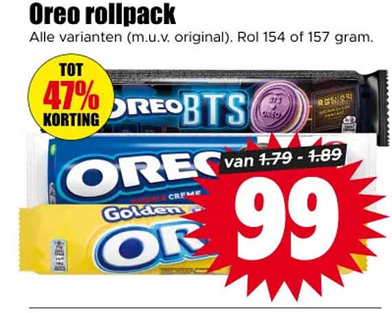 Oreo rollpack