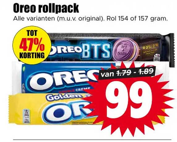 Oreo rollpack