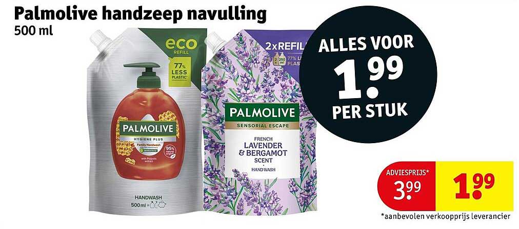 Palmolive handzeep navulling 500 ml
