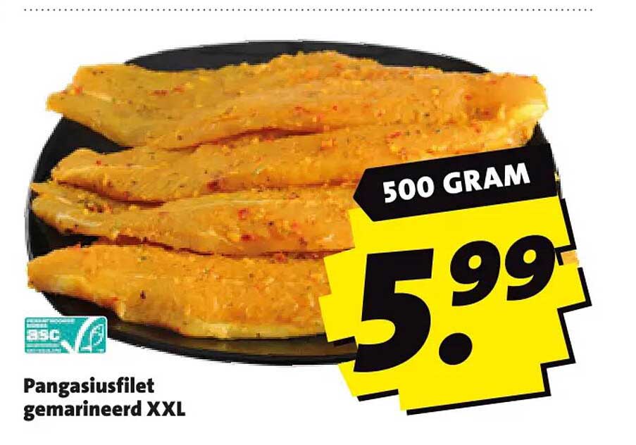 Pangasiusfilet gemarineerd XXL