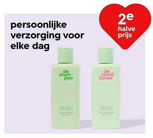 persoonlijke verzorging voor elke dag 2e halve prijs