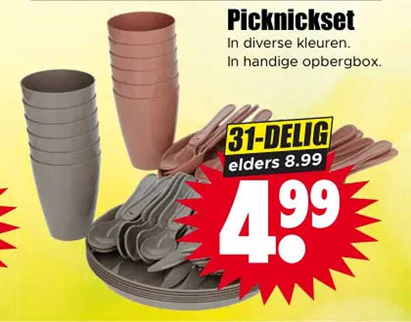 Picknickset 31-delig