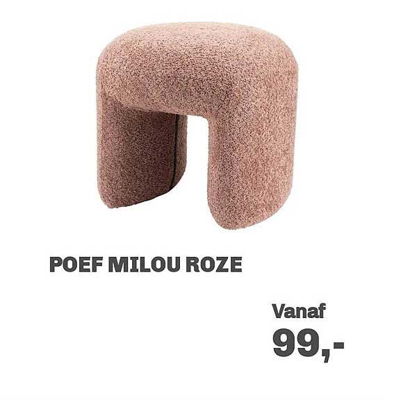 POEF MILOU ROZE