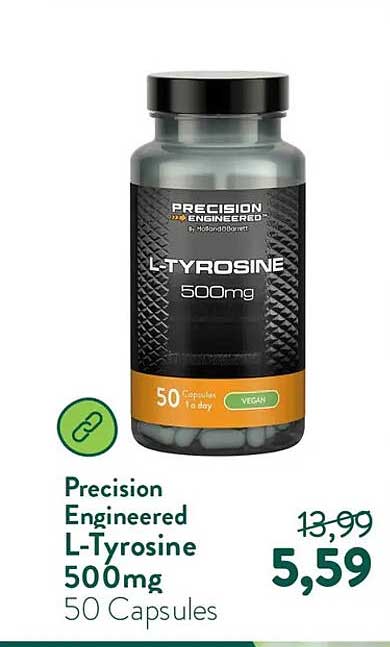 Precision Engineered L-Tyrosine 500mg 50 Capsules