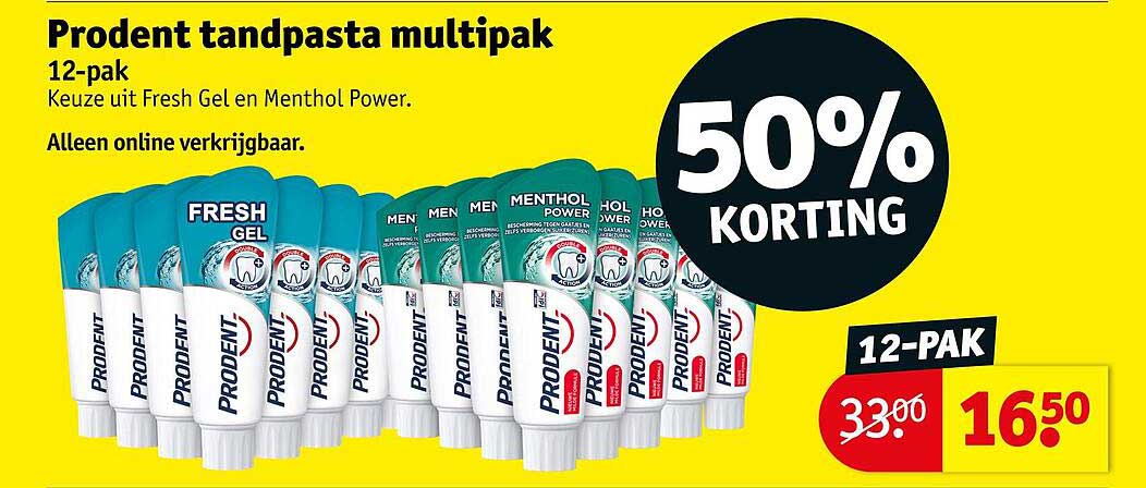 Prodent tandpasta multipak 12-pak