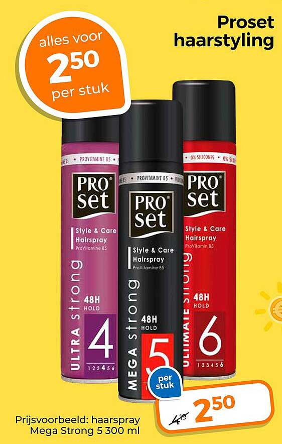 Proset haarstyling