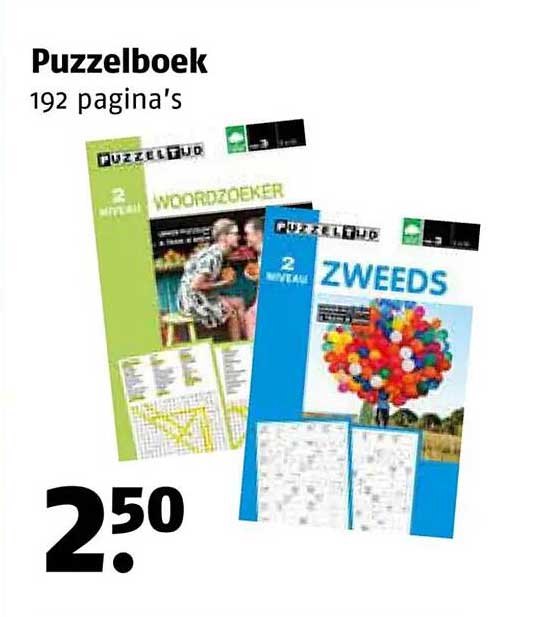 Puzzelboek 192 pagina's