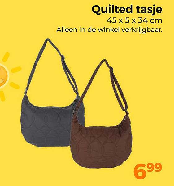 Quilted tasje 45 x 5 x 34 cm