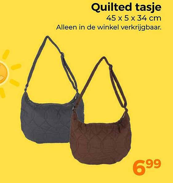 Quilted tasje