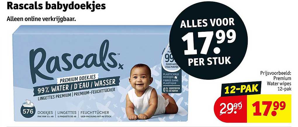 Rascals babydoekjes