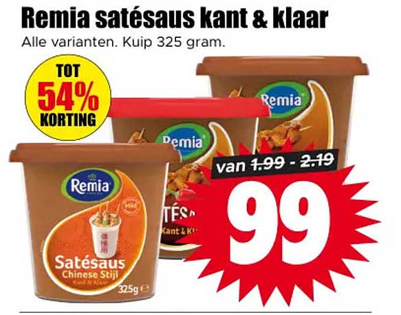 Remia satésaus kant & klaar