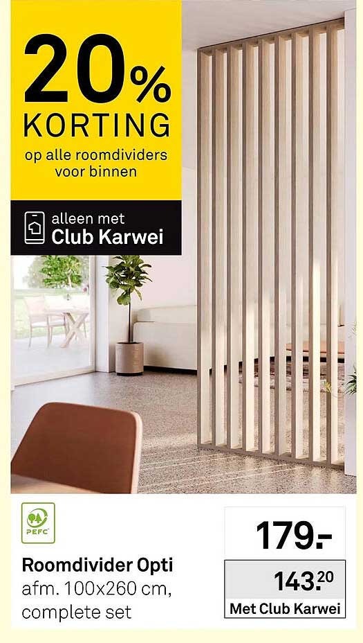 Roomdivider Opti