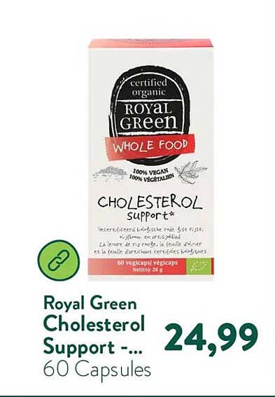Royal Green Cholesterol Support -... 60 Capsules