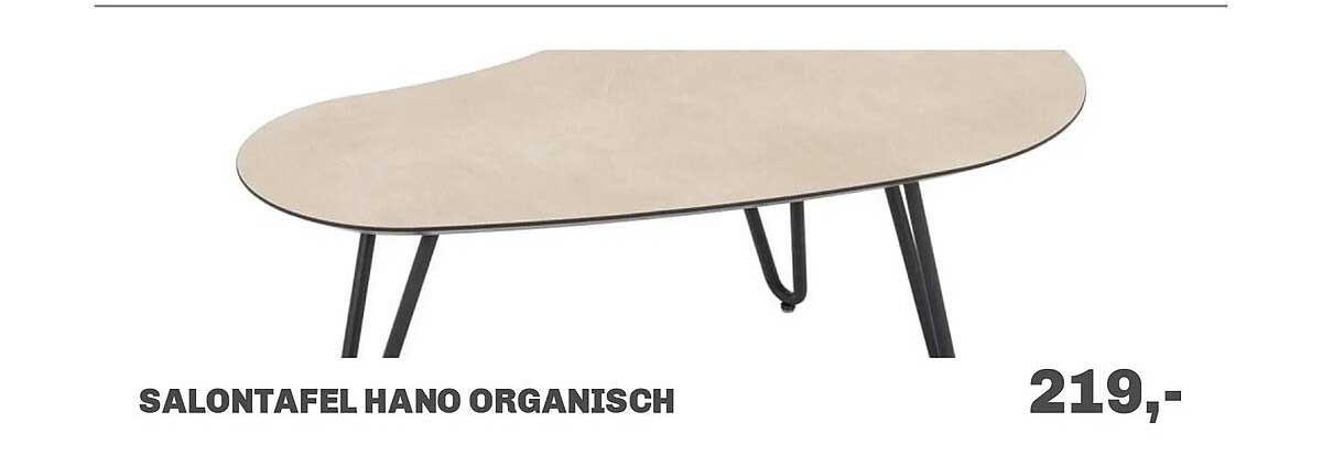 SALONTAFEL HANO ORGANISCH