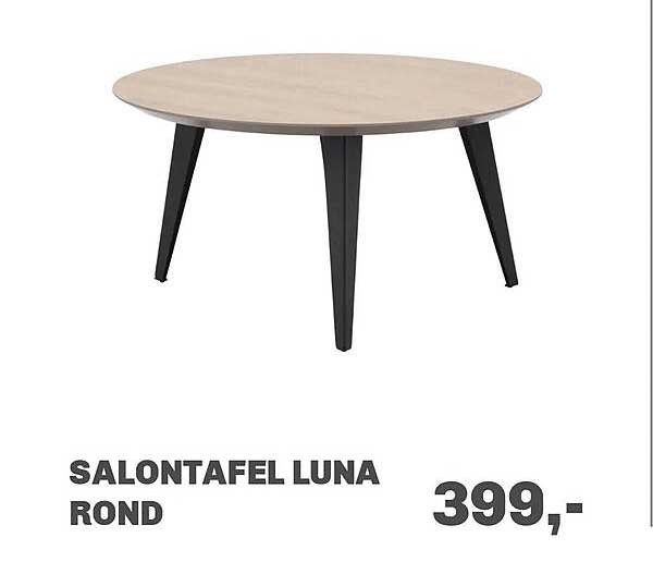 SALONTAFEL LUNA ROND