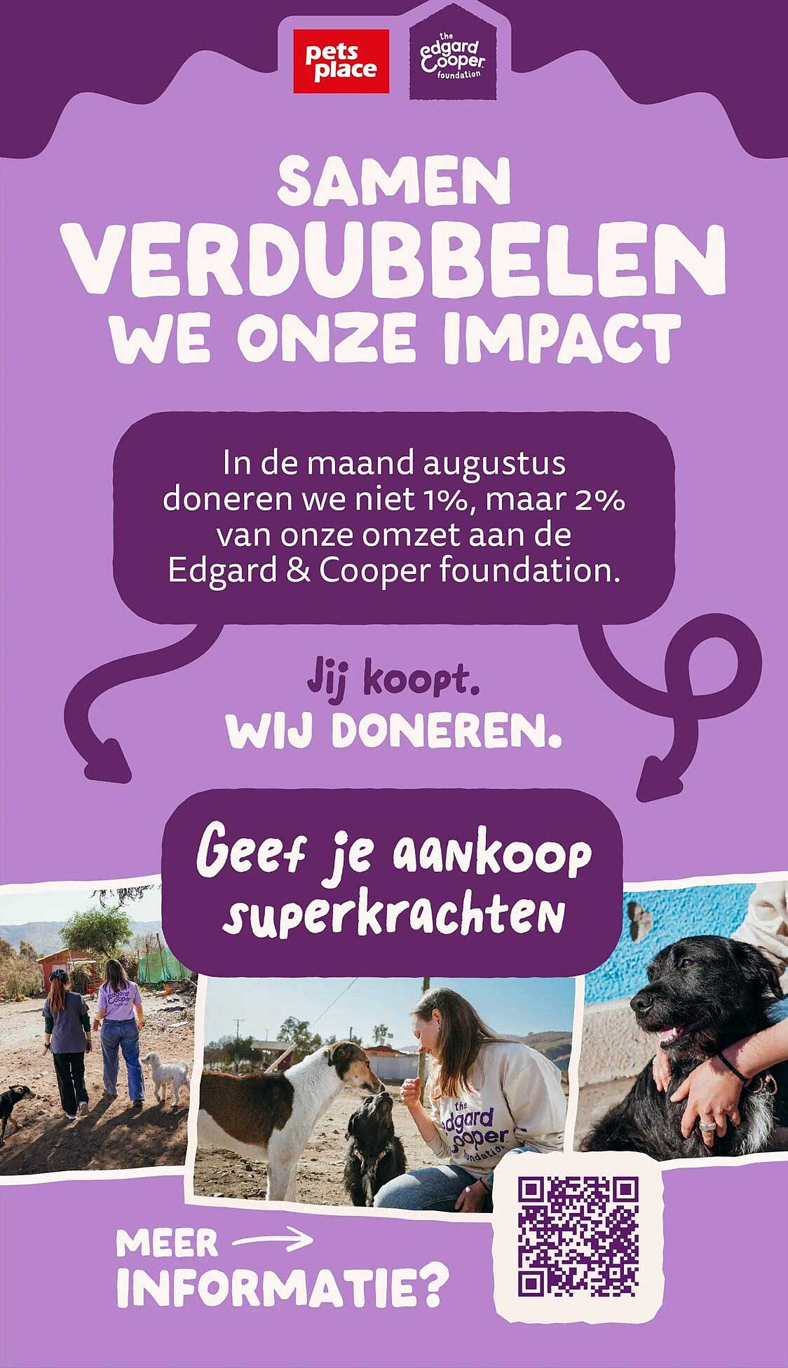 SAMEN VERDUBBELEN WE ONZE IMPACT