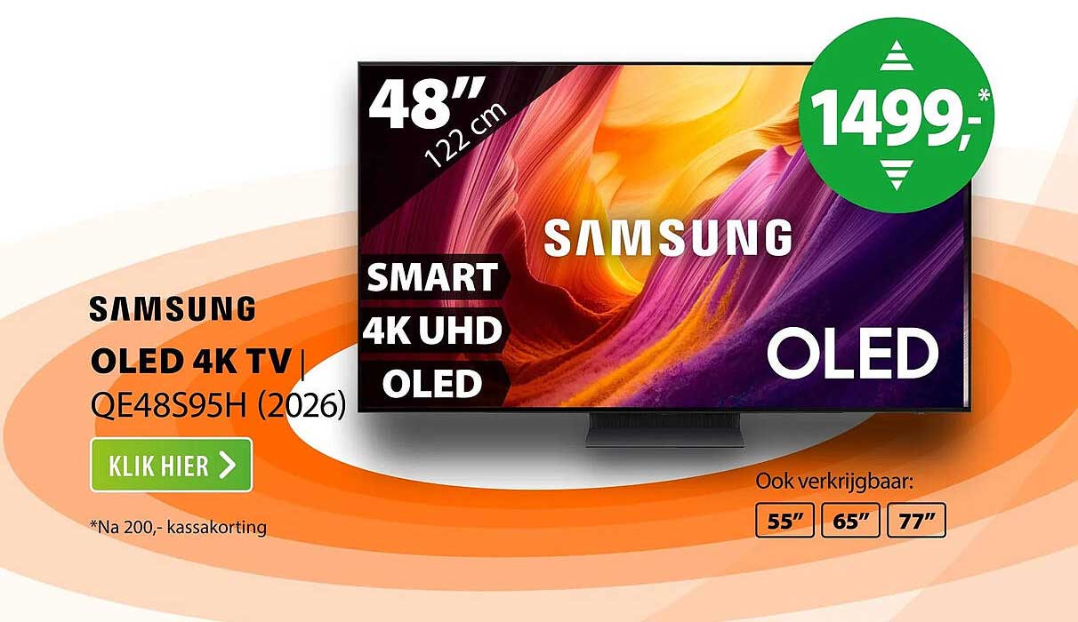 SAMSUNG OLED 4K TV | QE48S95H (2026)