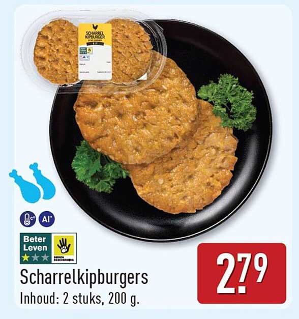 Scharrelkipburgers