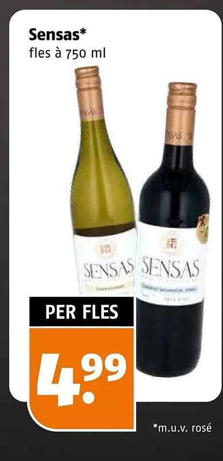 Sensas* fles à 750 ml