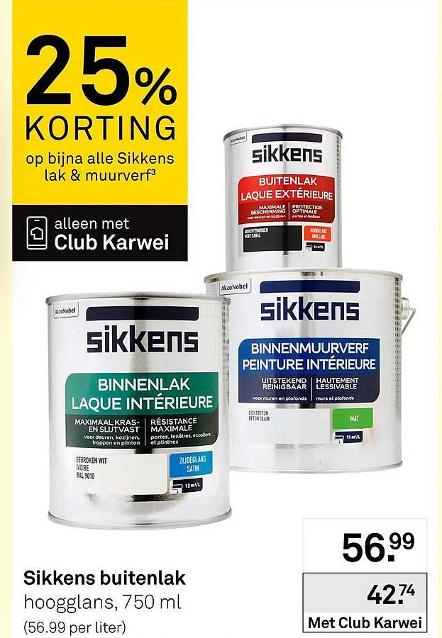 Sikkens buitenlak hoogglans, 750 ml