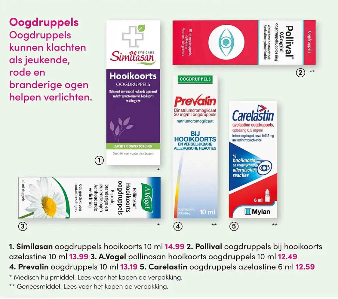 Similasan oogdruppels hooikoorts 10 ml