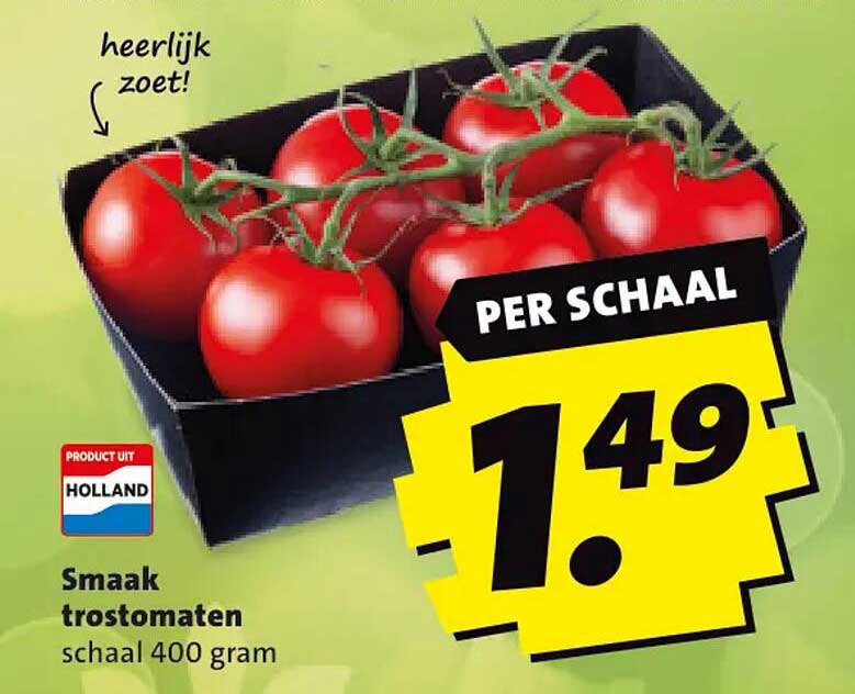 Smaak trostomaten schaal 400 gram per schaal