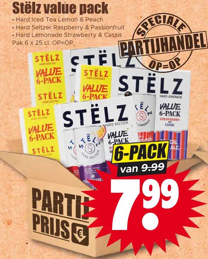 Stëlz value pack 6-pack
