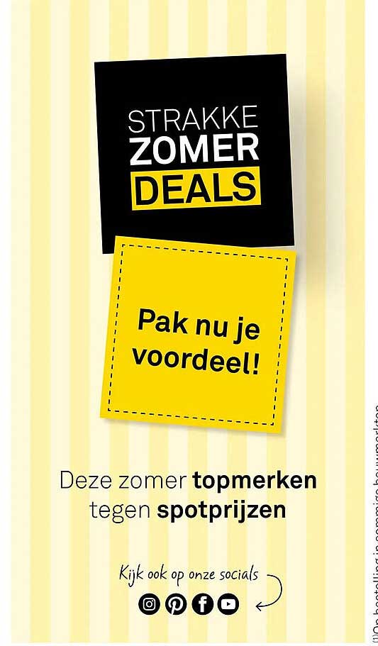STRAKKE ZOMER DEALS