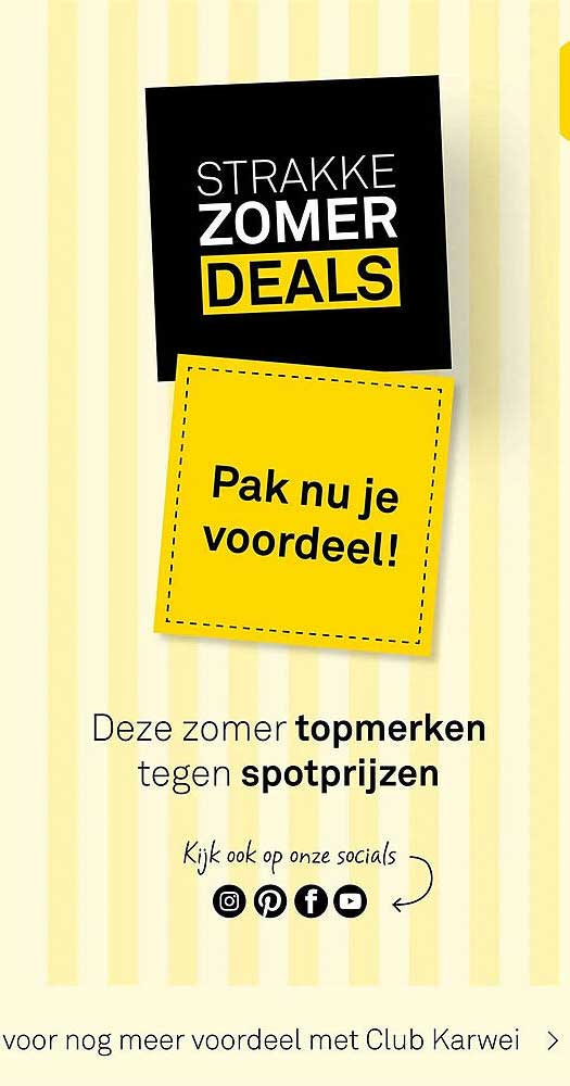 STRAKKE ZOMER DEALS