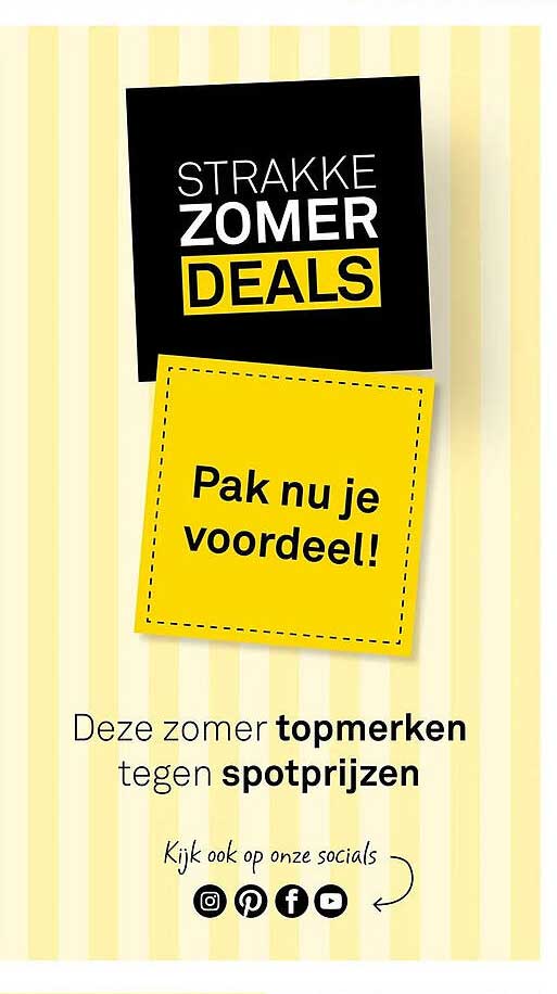 STRAKKE ZOMER DEALS