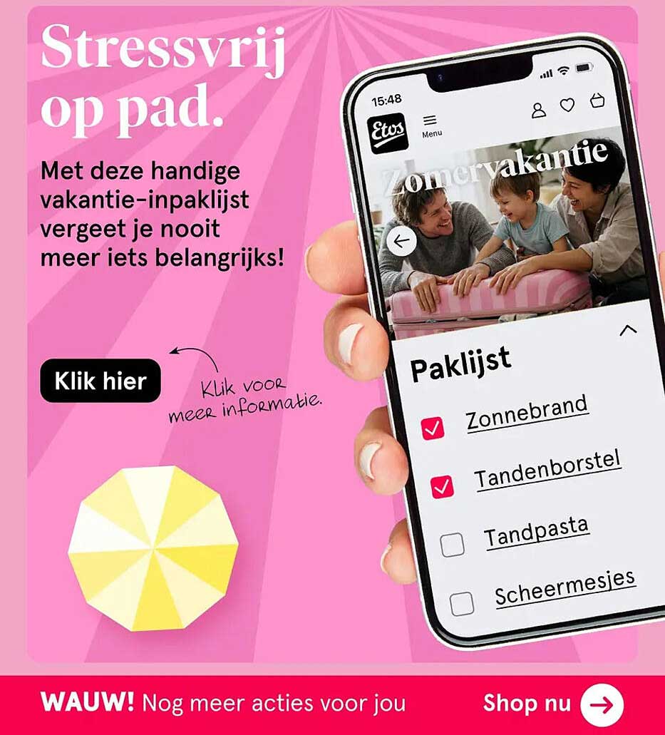 Stressvrij op pad.