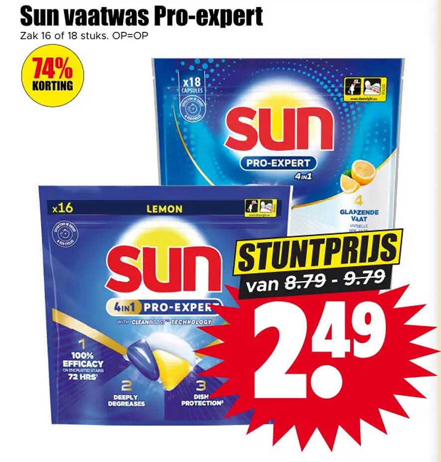 Sun vaatwas Pro-expert