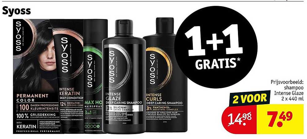 Syoss 1+1 GRATIS*