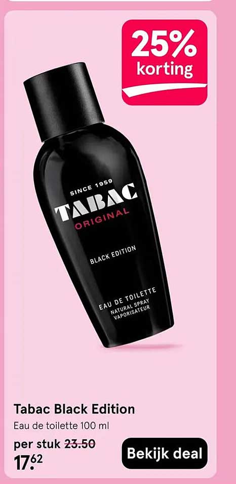 Tabac Black Edition