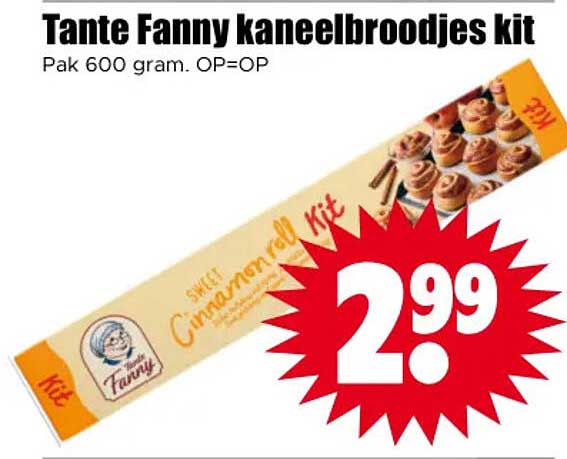 Tante Fanny kaneelbroodjes kit
