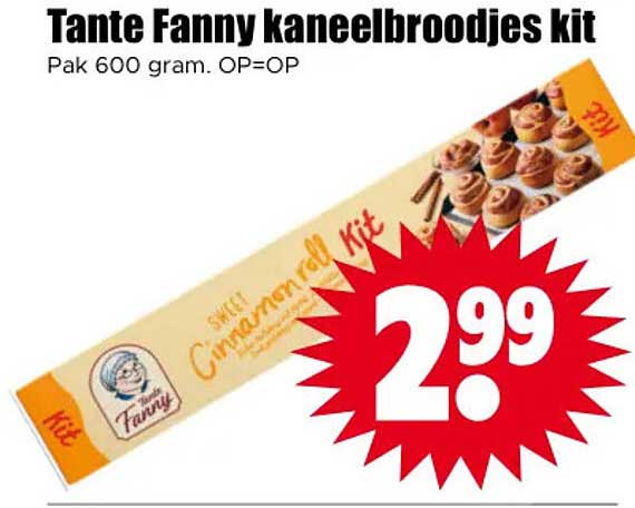 Tante Fanny kaneelbroodjes kit