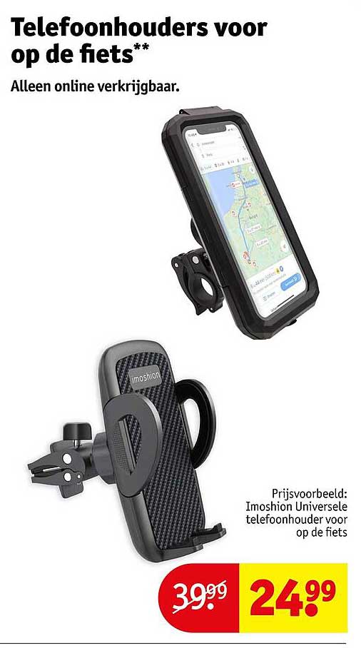 Telefoonhouders voor op de fiets**