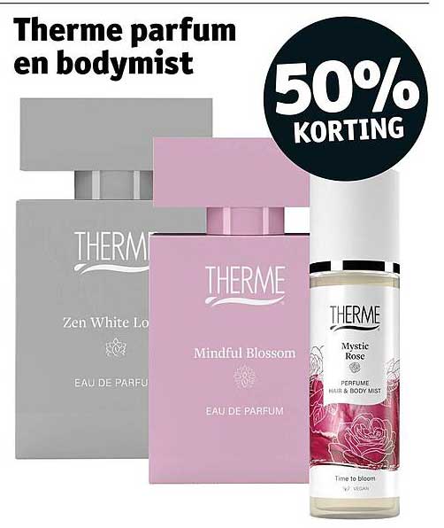 Therme parfum en bodymist 50% korting