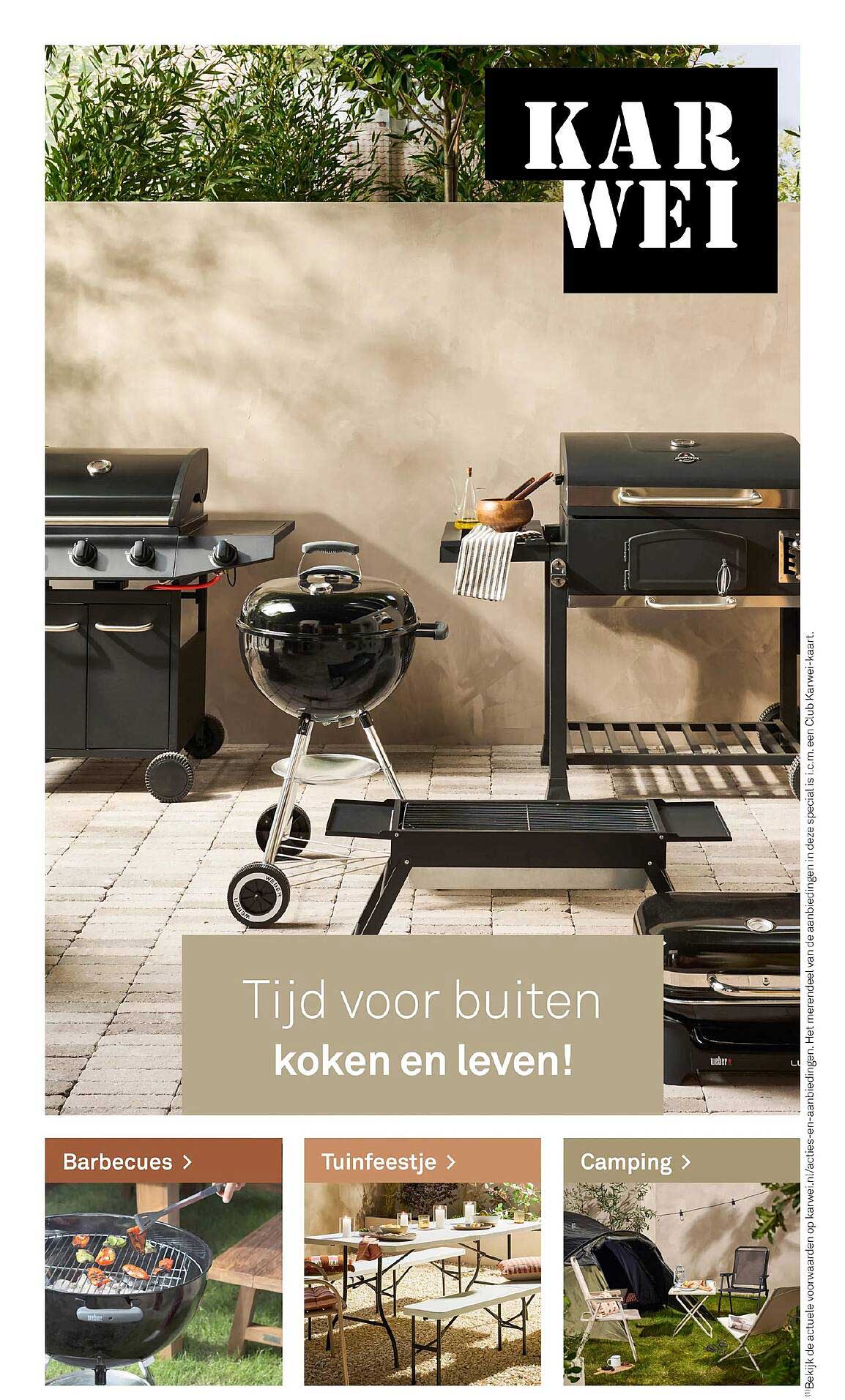 Tijd voor buiten koken en leven!