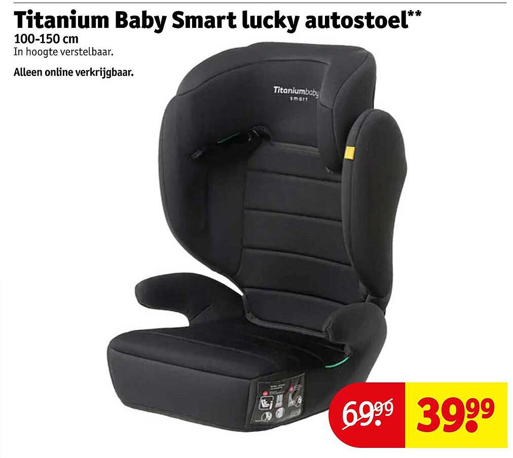 Titanium Baby Smart lucky autostoel**