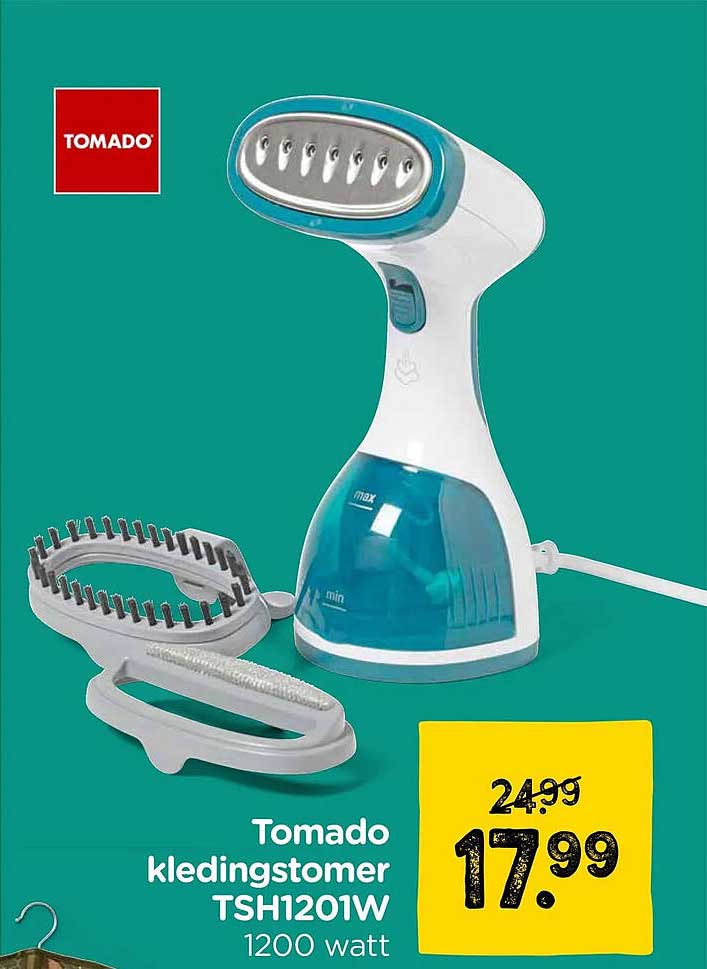 Tomado kledingtomer TSH1201W 1200 watt