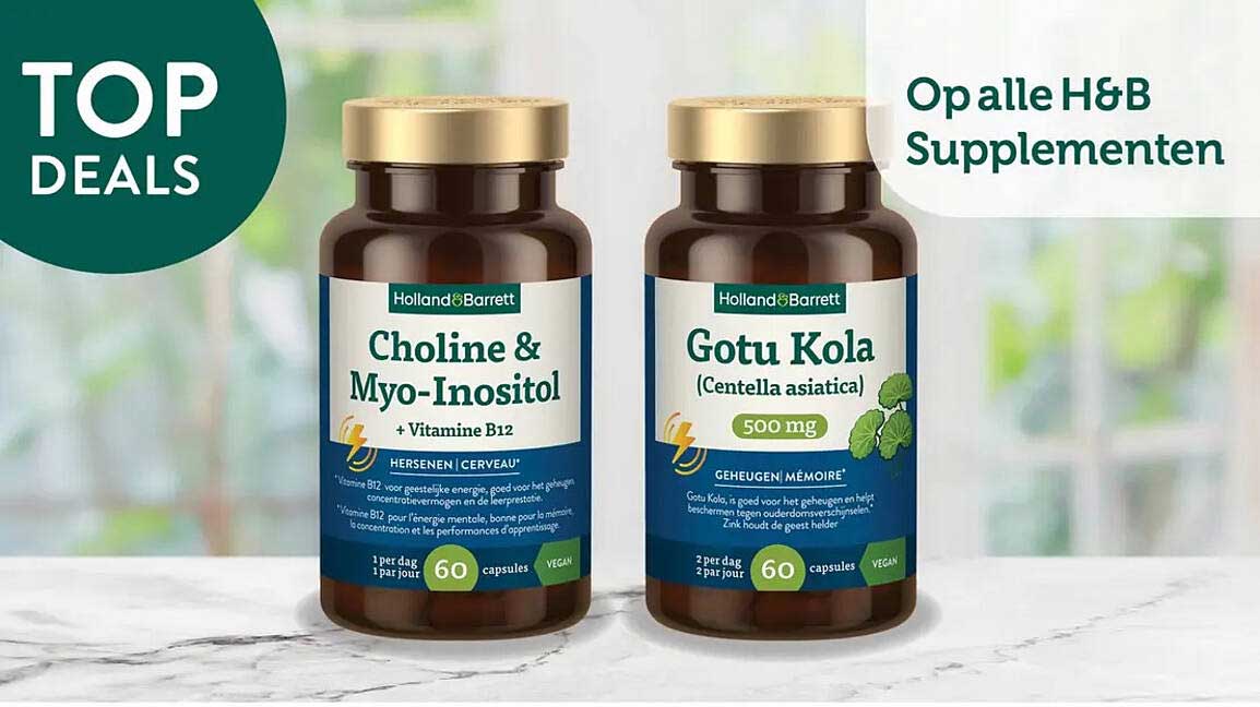 TOP DEALS - Op alle H&B Supplementen