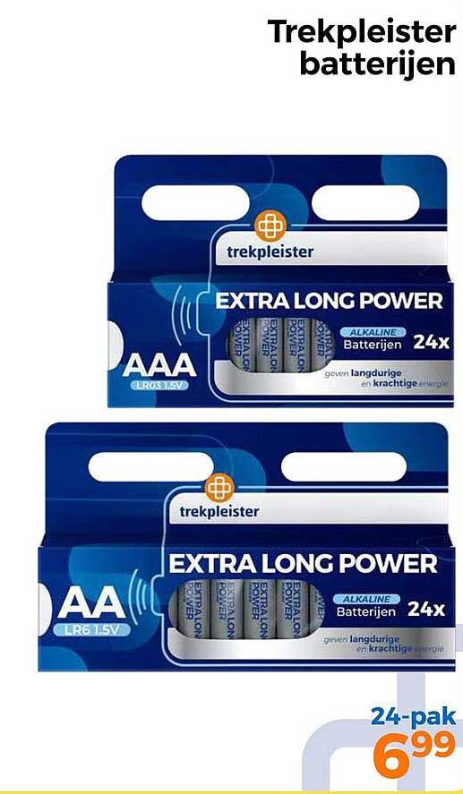 Trekpleister batterijen