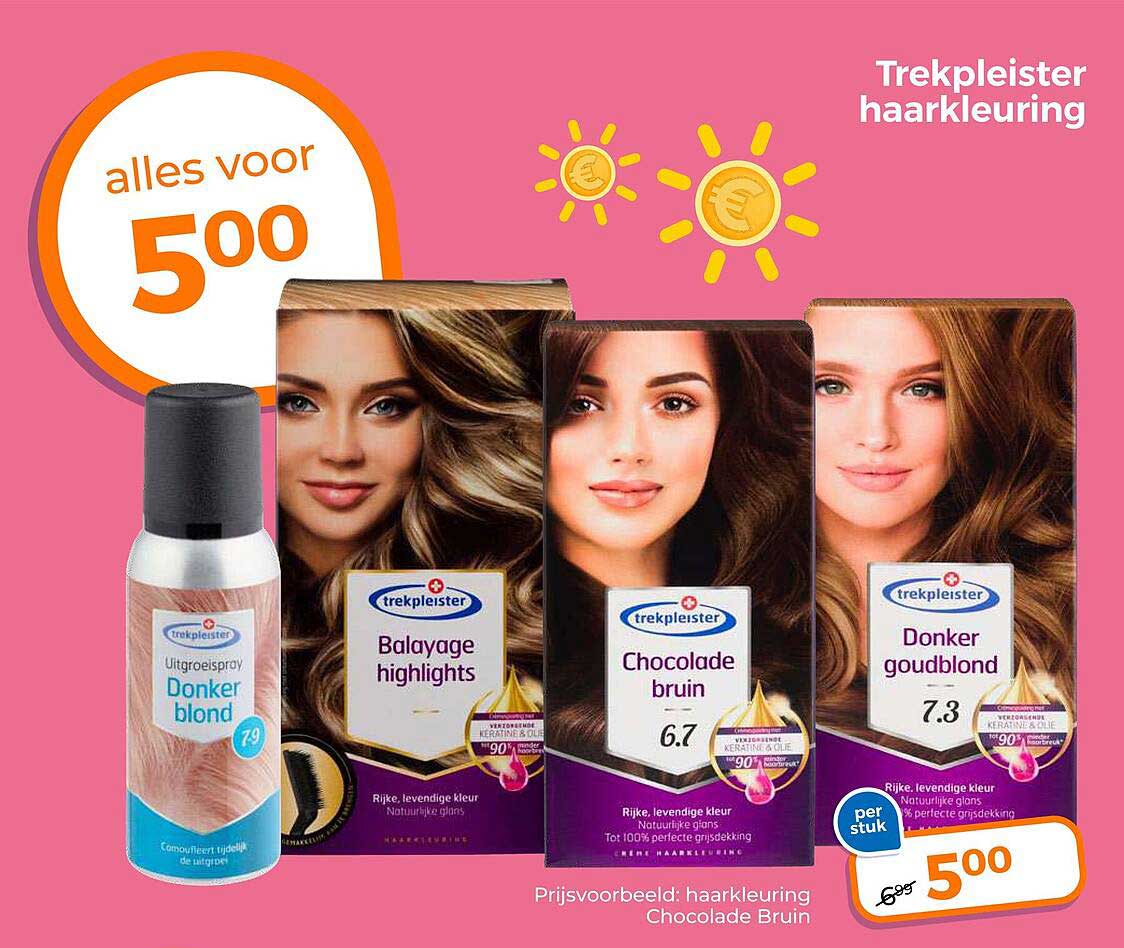 Trekpleister haarkleuring