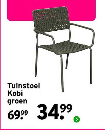 Tuinstoel Kobi groen