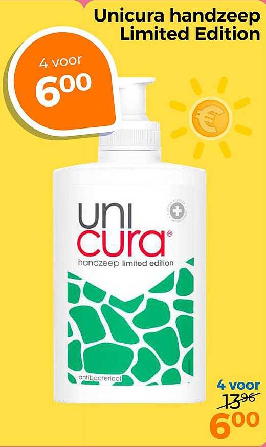 Unicura handzeep Limited Edition