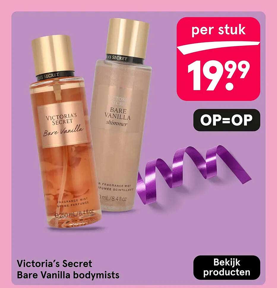 Victoria’s Secret Bare Vanilla bodymists