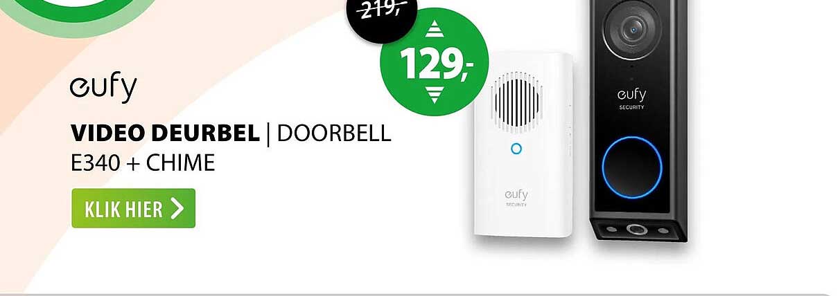 VIDEO DEURBEL | DOORBELL E340 + CHIME