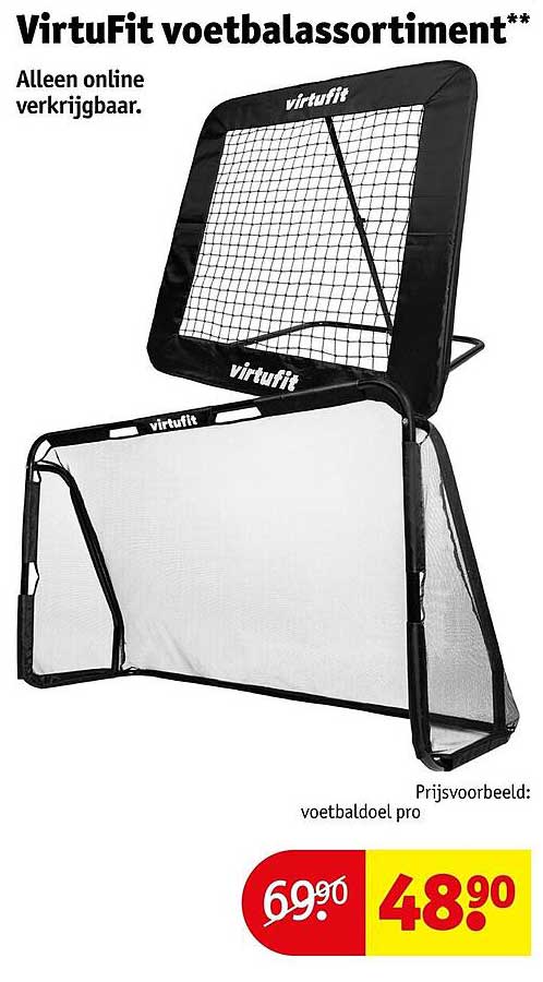 VirtuFit voetbaltaalsortiment** Alleen online verkrijgbaar.